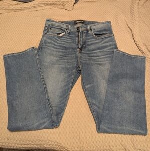 Revtown Men's Classic Automatic Blue Denim Jeans